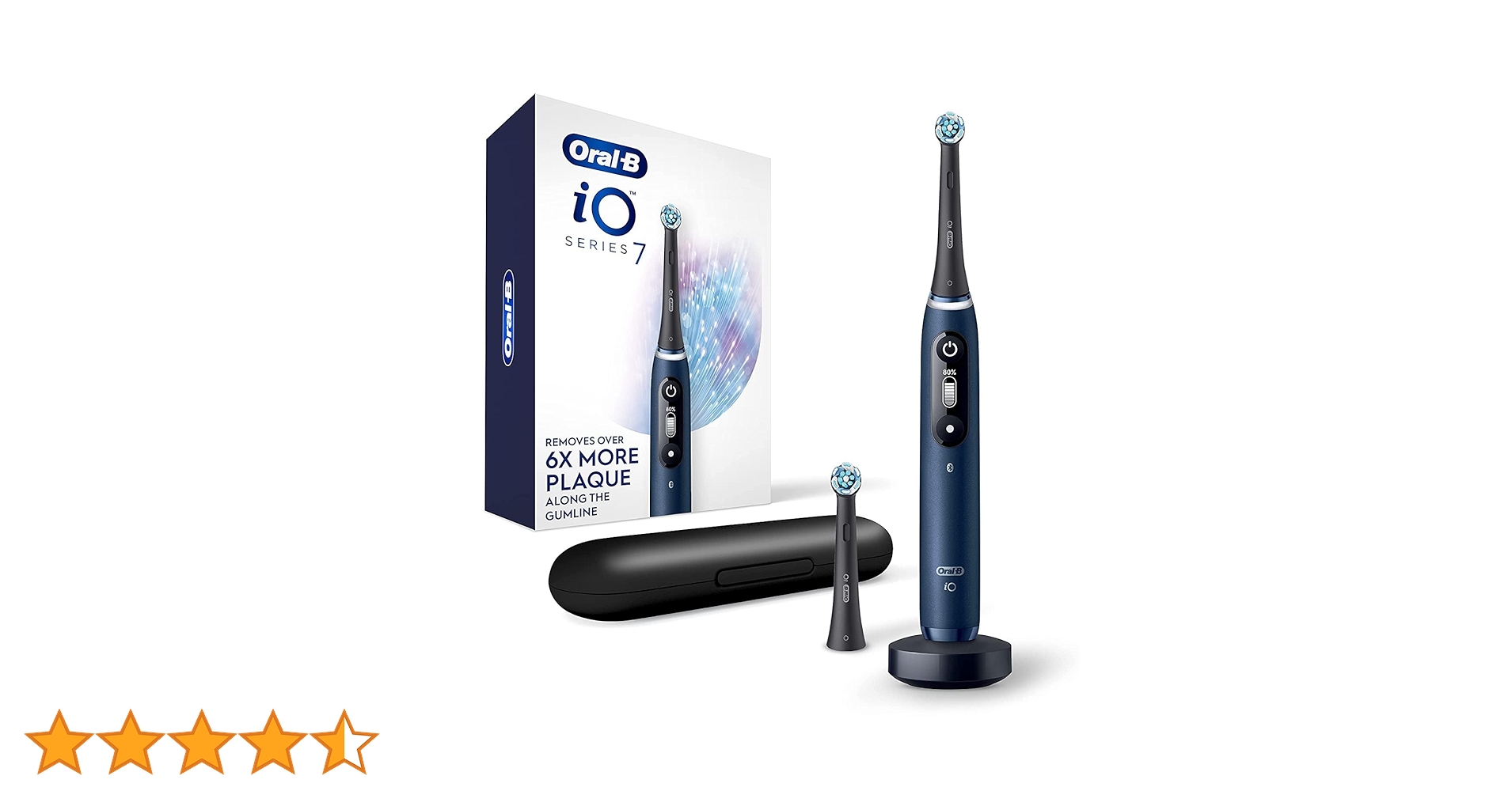 ピ*ピ様 Oral-B iO Series 7s 本体 サファイアブルー Oral-B iO Series 7 Electric Toothbrush with 2 Oral-B